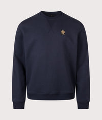 Regular Fit Belstaff Sweatshirt: Dark Ink 