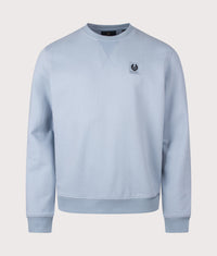 Regular Fit Belstaff Sweatshirt: Mist Blue 