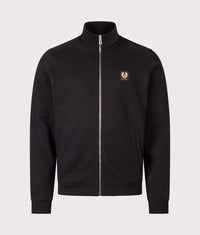 Regular Fit Belstaff Full Zip Sweatshirt: Black 