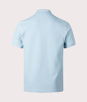 Belstaff Polo Shirt in skline blue back shot at EQVVS