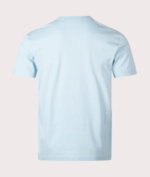 Belstaff T-Shirt in skyline blue back shot at EQVVS