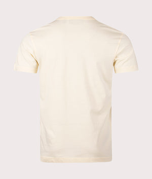 Belstaff T-Shirt in yellow sand back shot at EQVVS