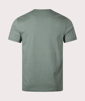 Belstaff Signature T-Shirt in mineral green back  shot at EQVVS