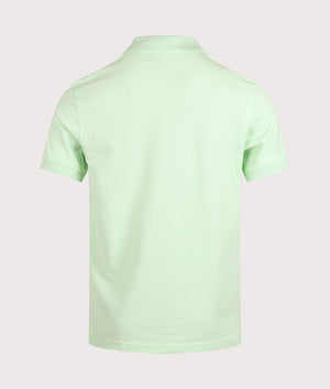 Belstaff Polo Shirt in leaf green back shot at EQVVS