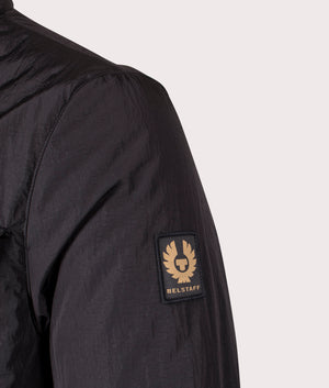 Belstaff Quad Jacket in black detail shot at EQVVS