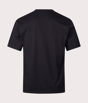 Belstaff Centenary Patch T-Shirt in Black. 100% Cotton. At EQVVS Menswear. Back shot