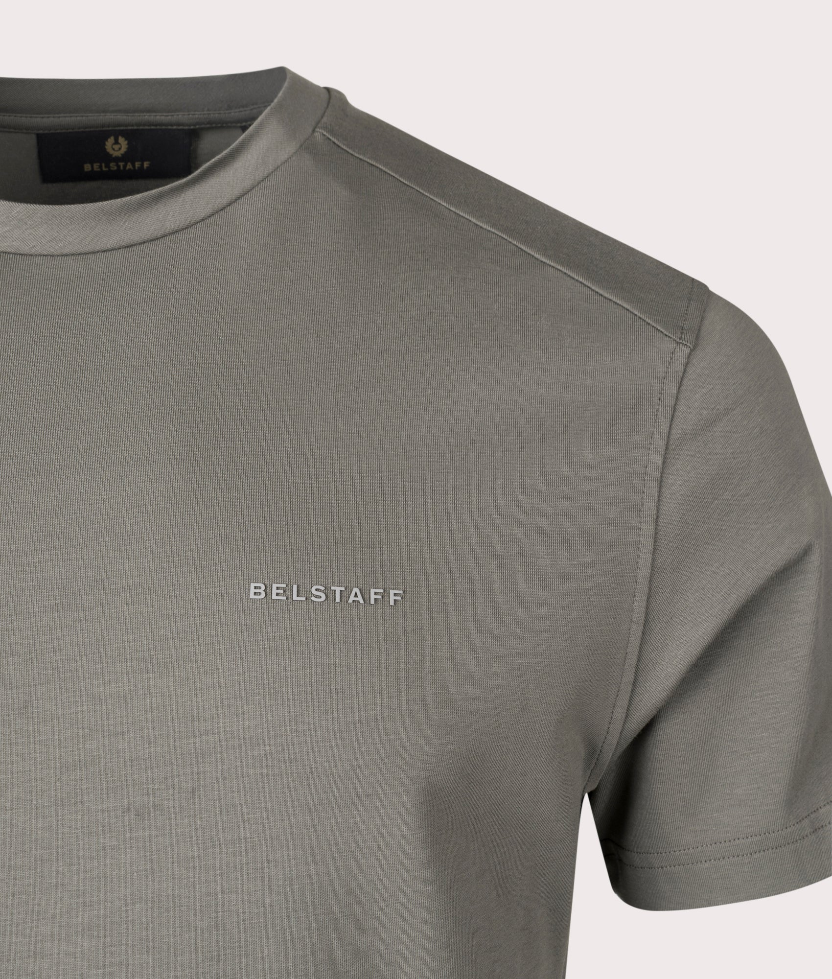 Alloy T-Shirt in Gunmetal by Belstaff. EQVVS Shot.