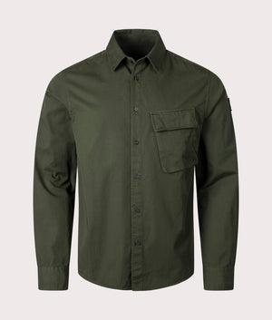 Scale Shirt in Tile Green by Belstaff. EQVVS Shot.