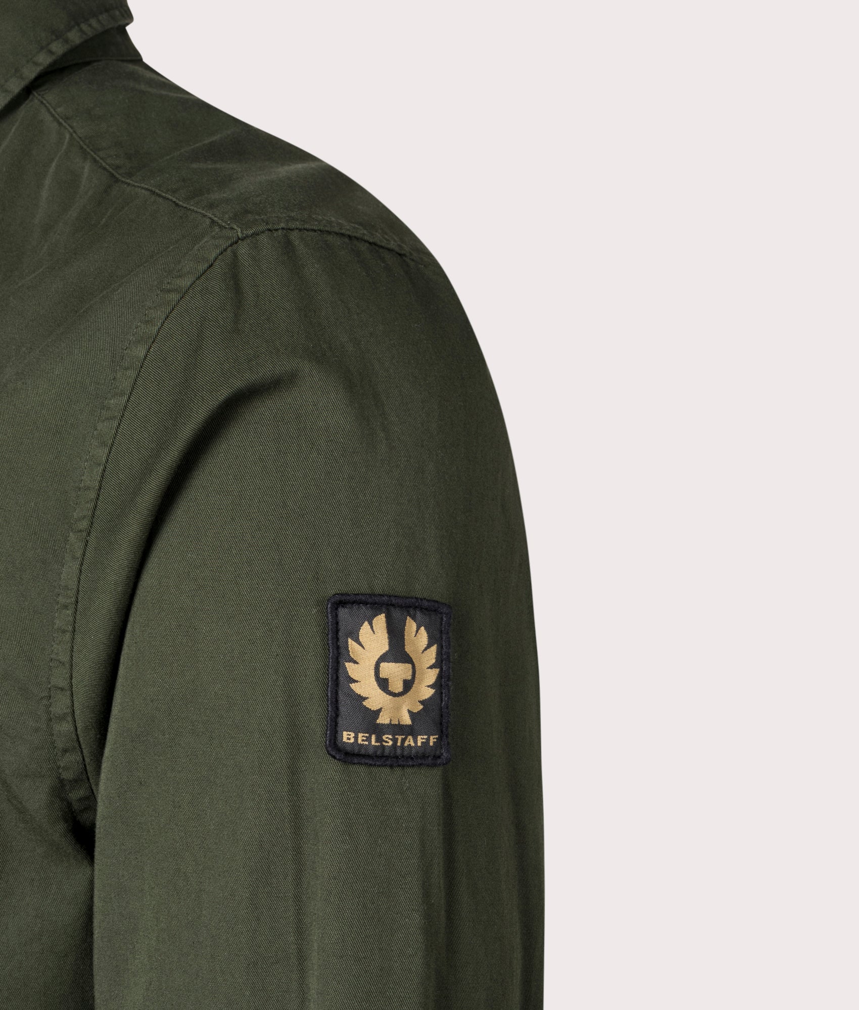 Scale Shirt in Tile Green by Belstaff. EQVVS Shot.