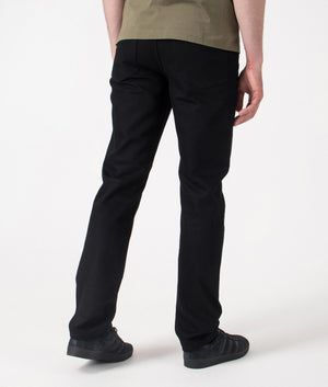 Longton Jeans in Black by Belstaff. Shot at EQVVS. Back shot. 