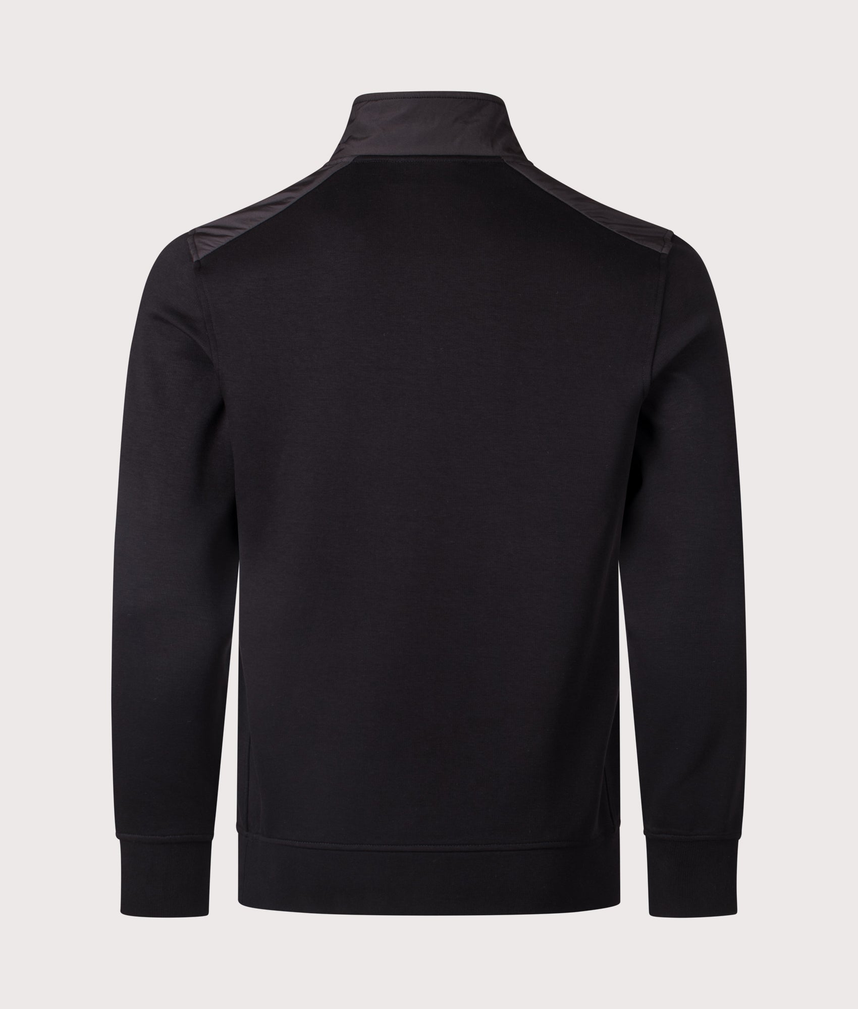 Alloy Quarter Zip Sweatshirt in Black | Belstaff | EQVVS