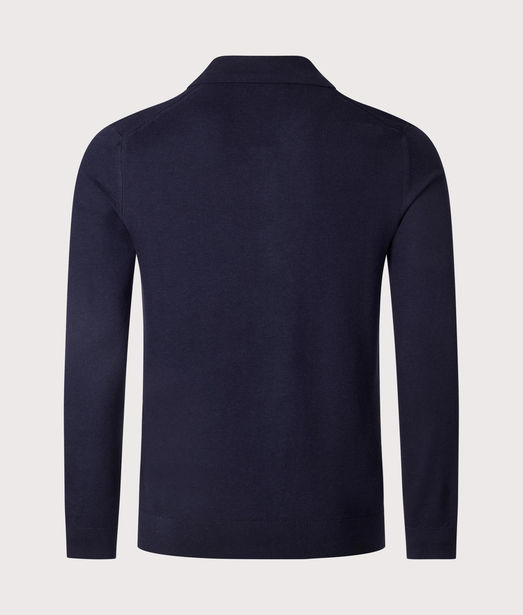 Drift Knitted Long Sleeve Polo Shirt
