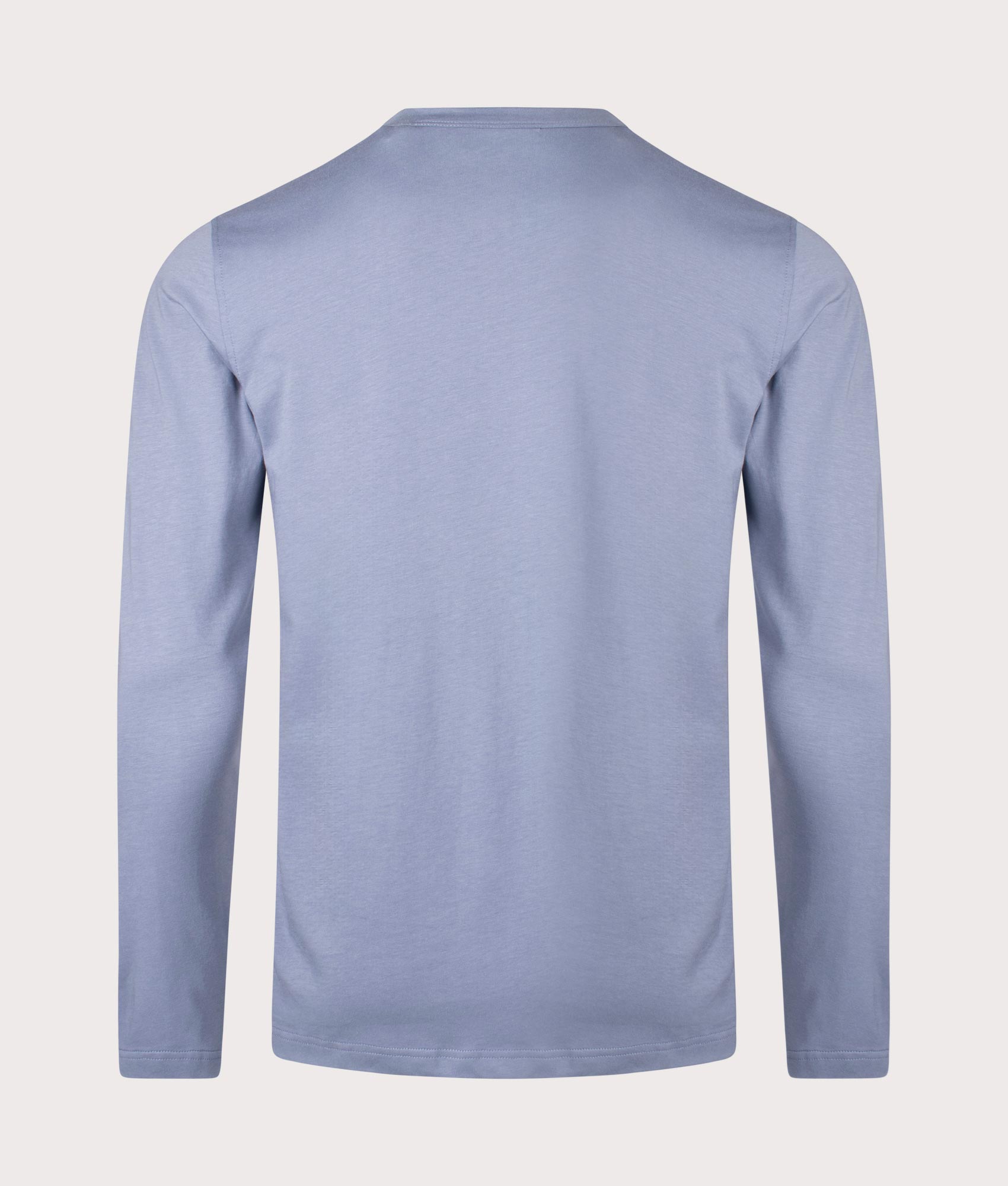 Belstaff Long Sleeved T-Shirt in Blue Flint. EQVVS back Shot