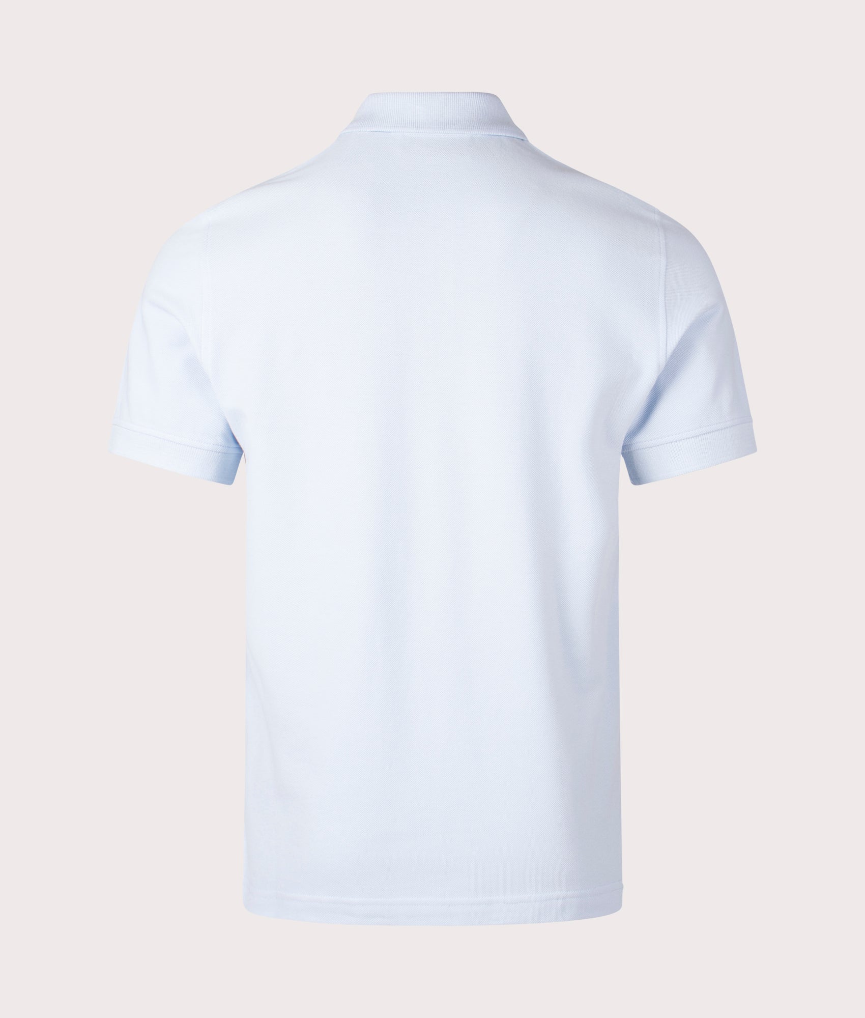Belstaff Polo Shirt in Sky blue at EQVVS Menswear. Back shot. 