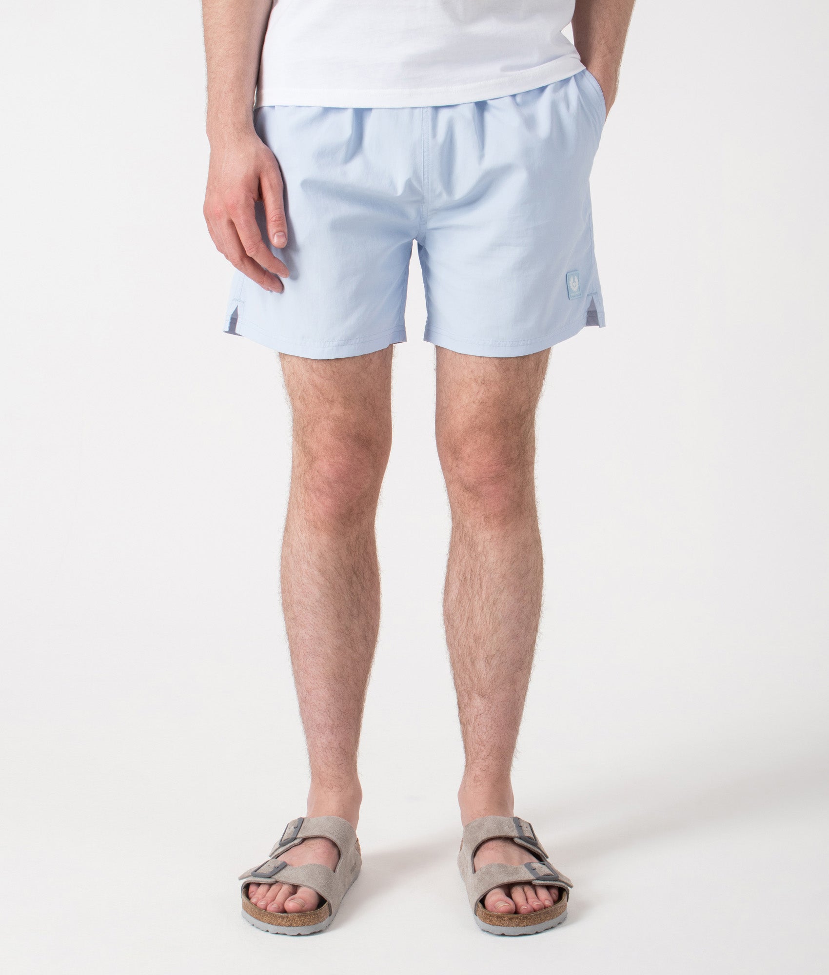 Clipper Swim Shorts. Shot by EQVVS. Front shot.