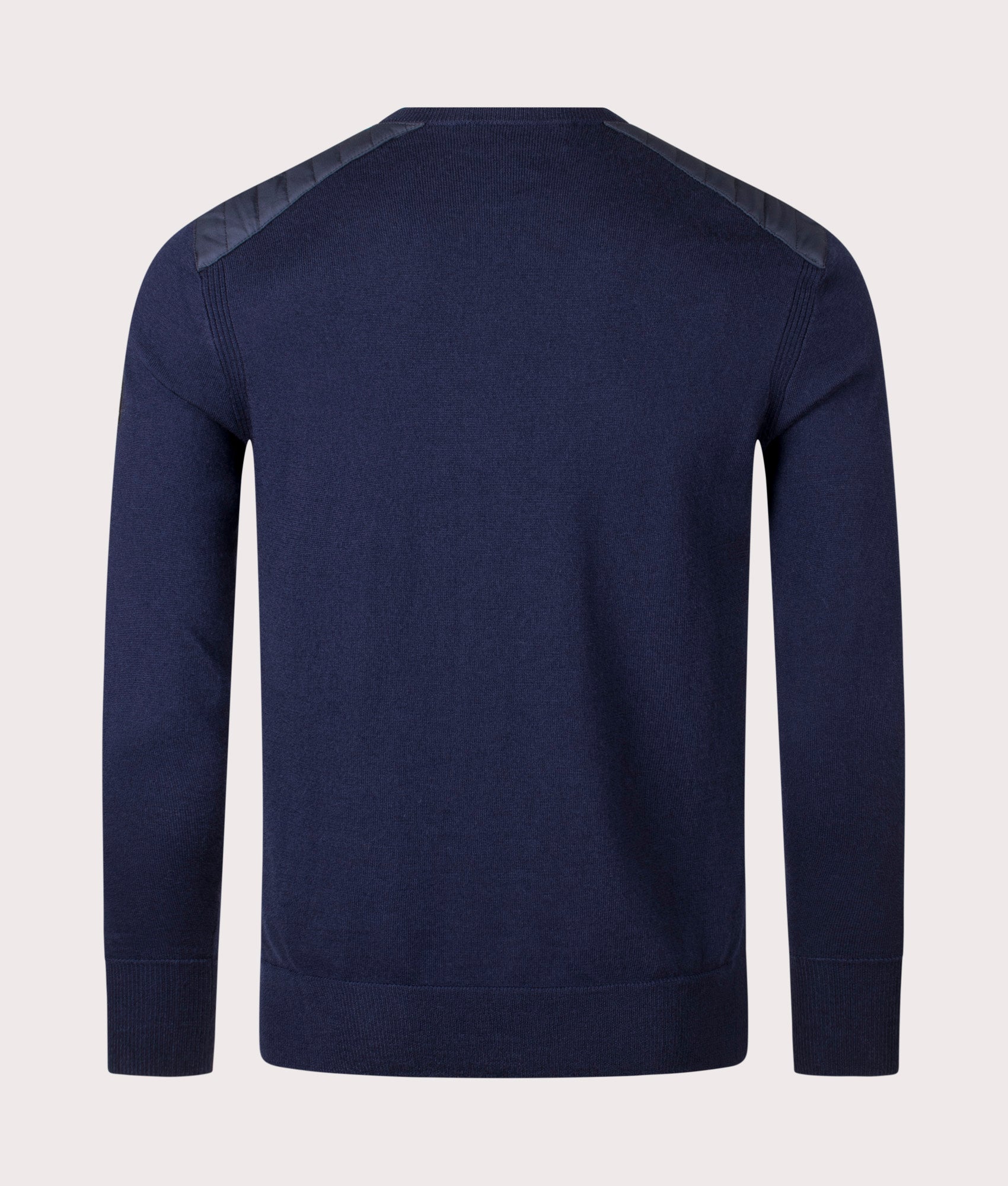 Kerrigan Crewneck Jumper in Dark Ink.  | Bestaff | Shot at EQVVS | Back shot