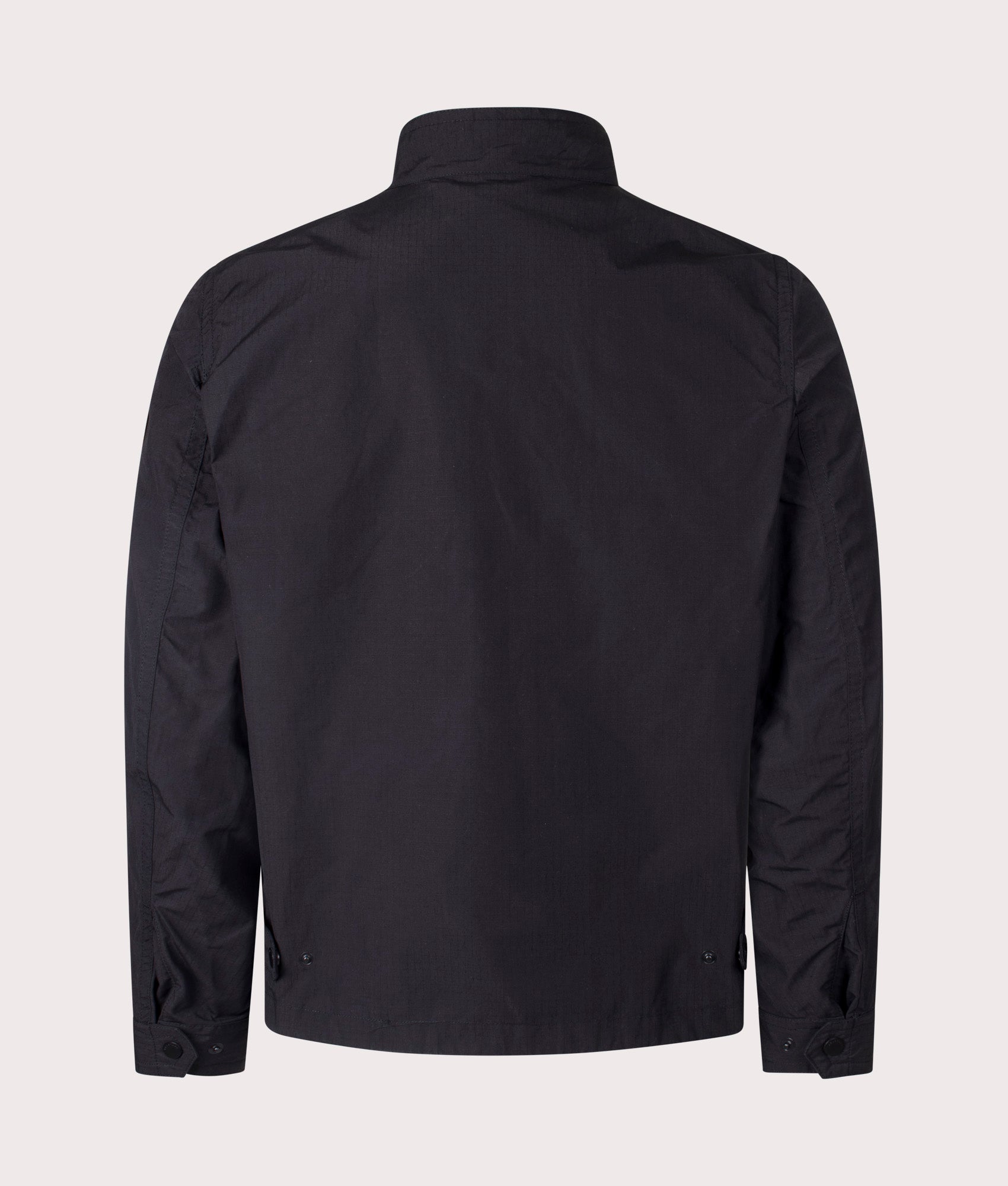 Belstaff Service Racemaster Jacket in Black at EQVVS. Back shot. 
