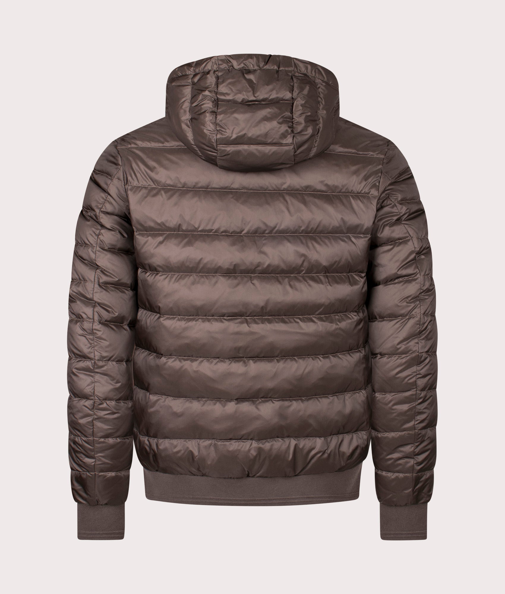 Bestaff Control Jacket in Major Brown at EQVVS Menswear. Back shot.