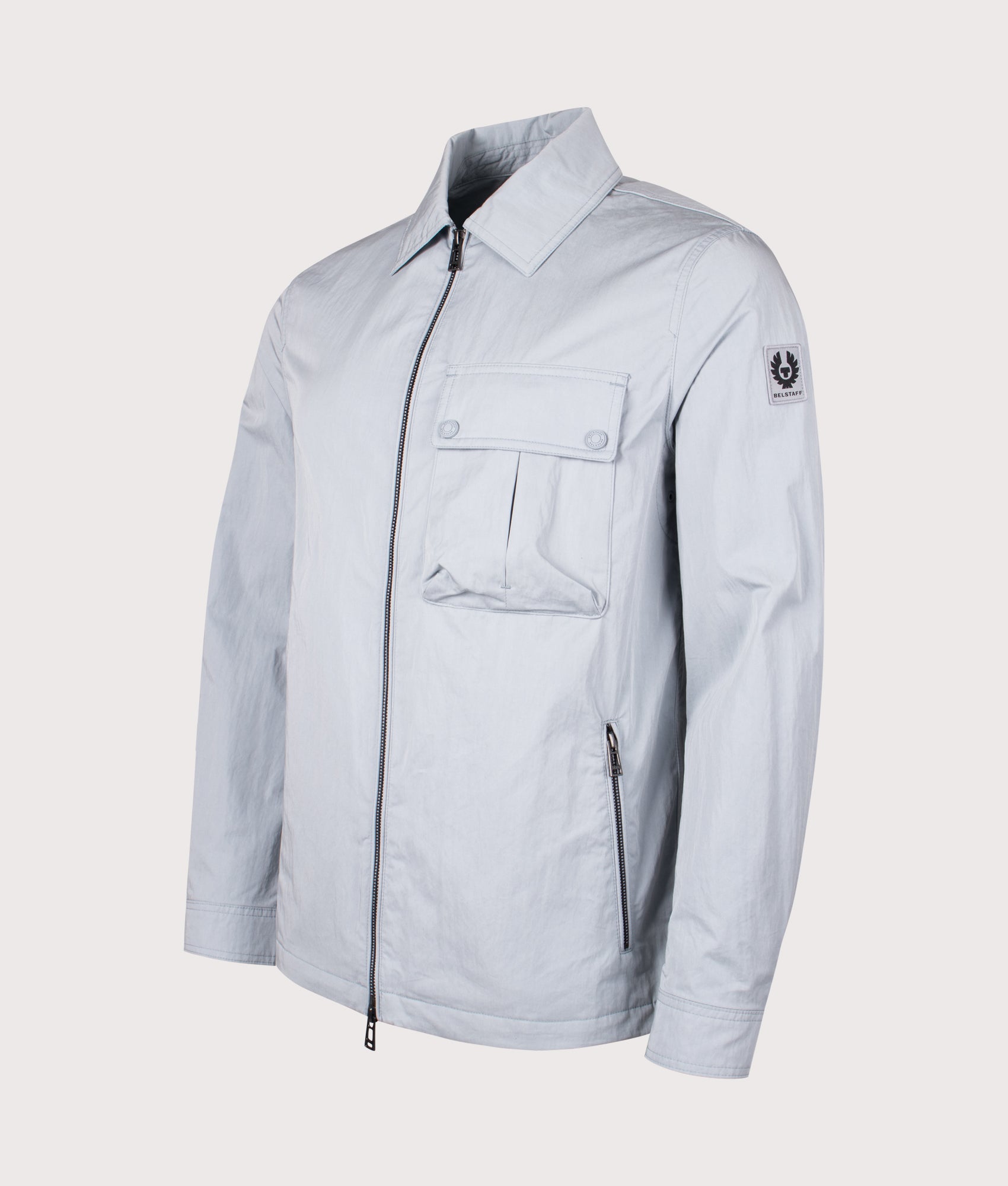Drome Overshirt. Shot by EQVVS. Front angled shot.