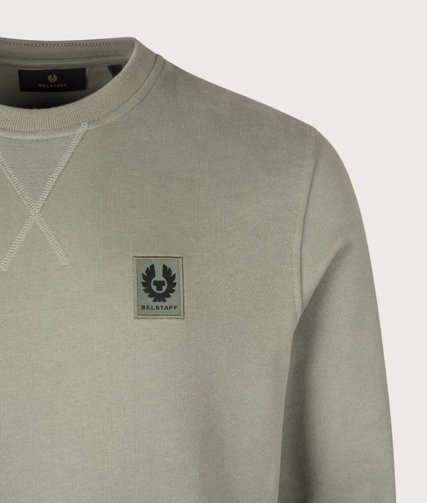Belstaff Sweatshirt in Sage Green | Belstaff | EQVVS