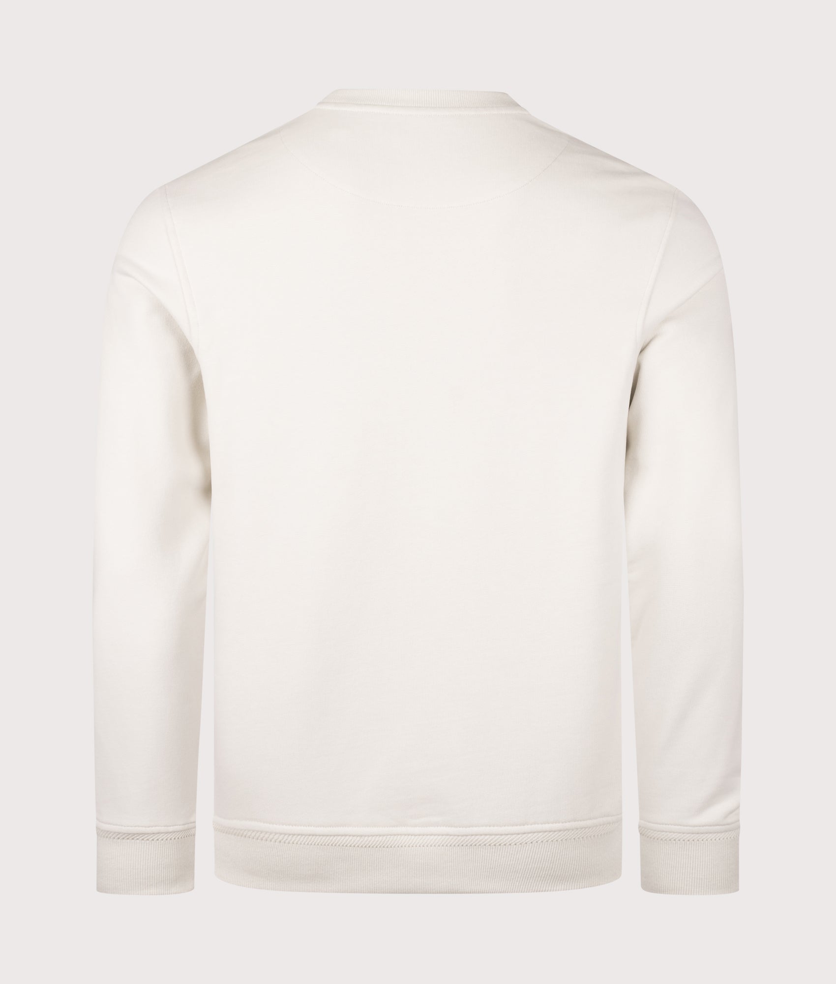 Belstaff Sweatshirt in Silver Birch at EQVVS Menswear. Back shot.