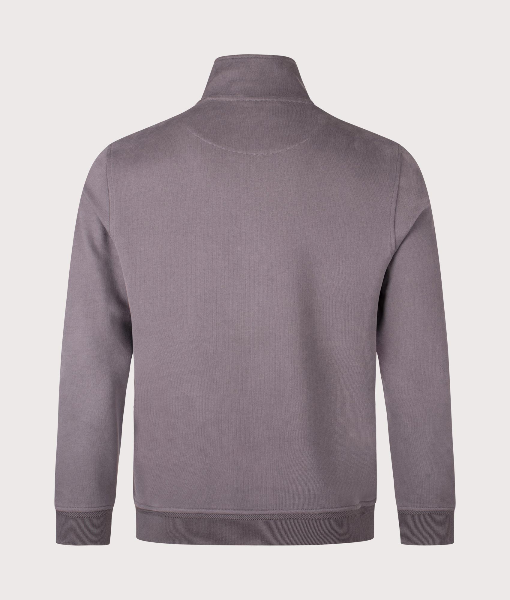 Belstaff Quarter Zip Sweatshirt. Shot by EQVVS. Back shot. 