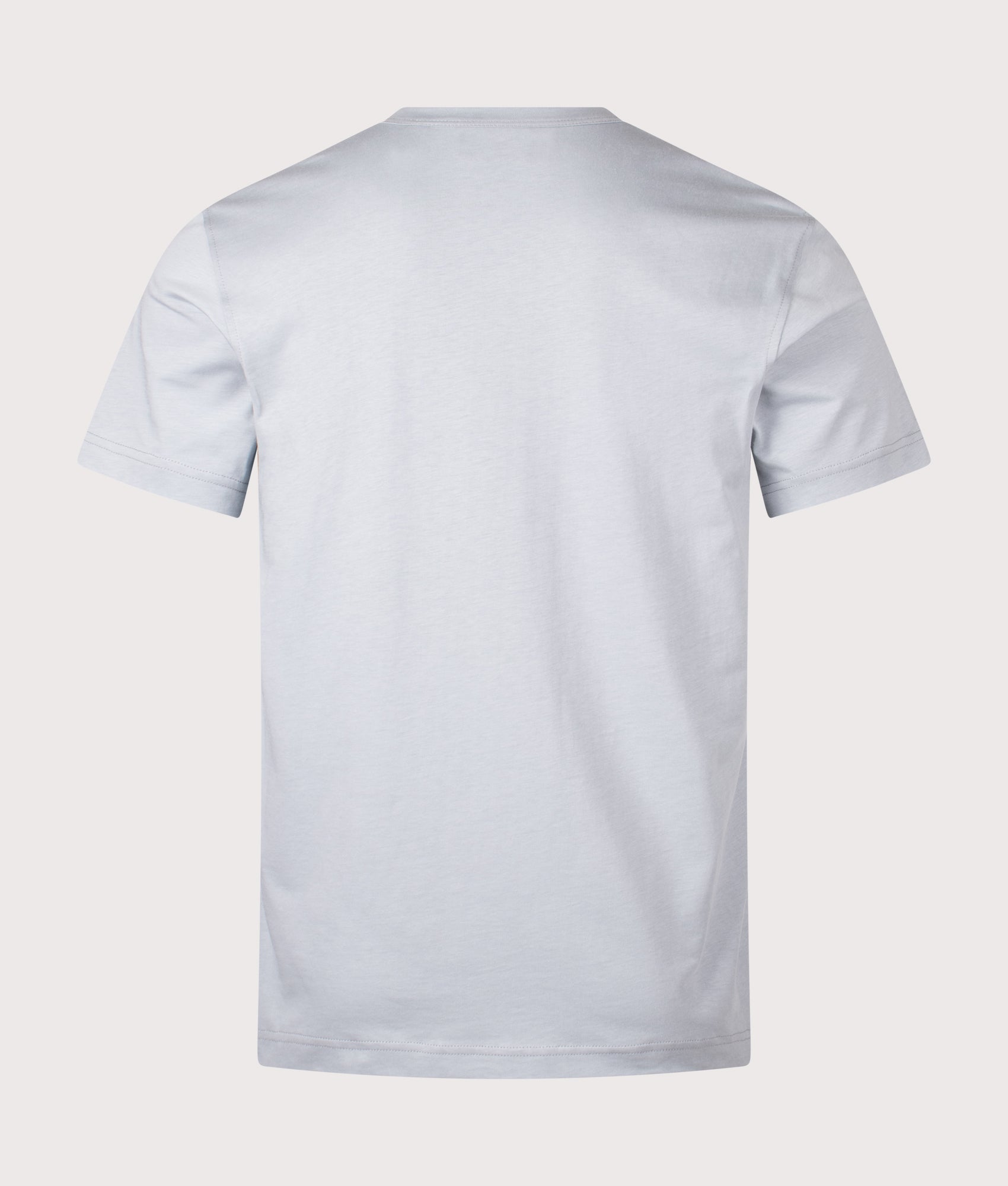 Belstaff T-Shirt in Quarry Blue at  EQVVS Menswear. Back Shot.