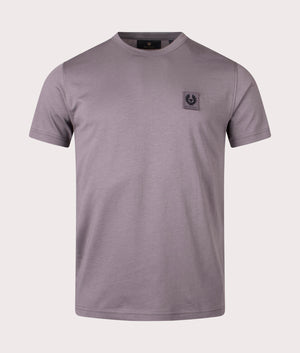 Belstaff T-Shirt in Tornado Grey. 100% Cotton | Belstaff | Shot at EQVVS | Front shot 