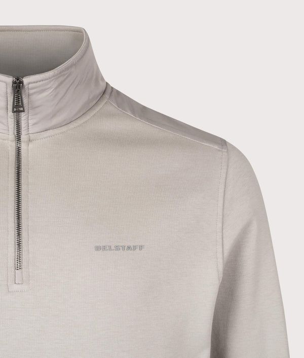専用✴︎Belstaff ＆スウェット Clifton Quarter Zip Sweatshirt in Slate | Belstaff | EQVVS