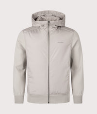 Alloy Zip Through Hoodie: Cement Grey 