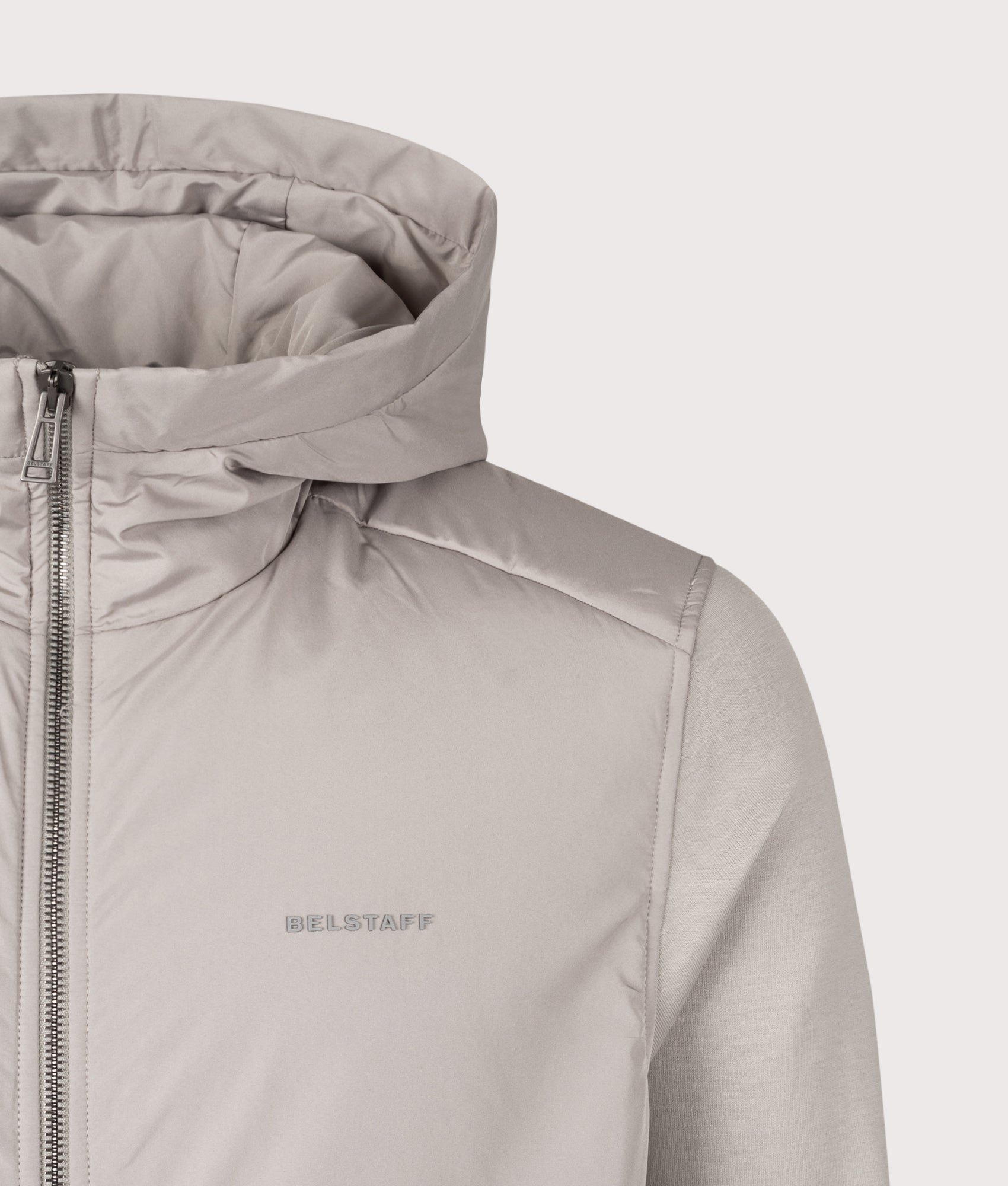 Alloy Zip Through Hoodie. Shot by EQVVS. Detail shot.