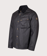 Regular Fit Ground Jacket: Black 