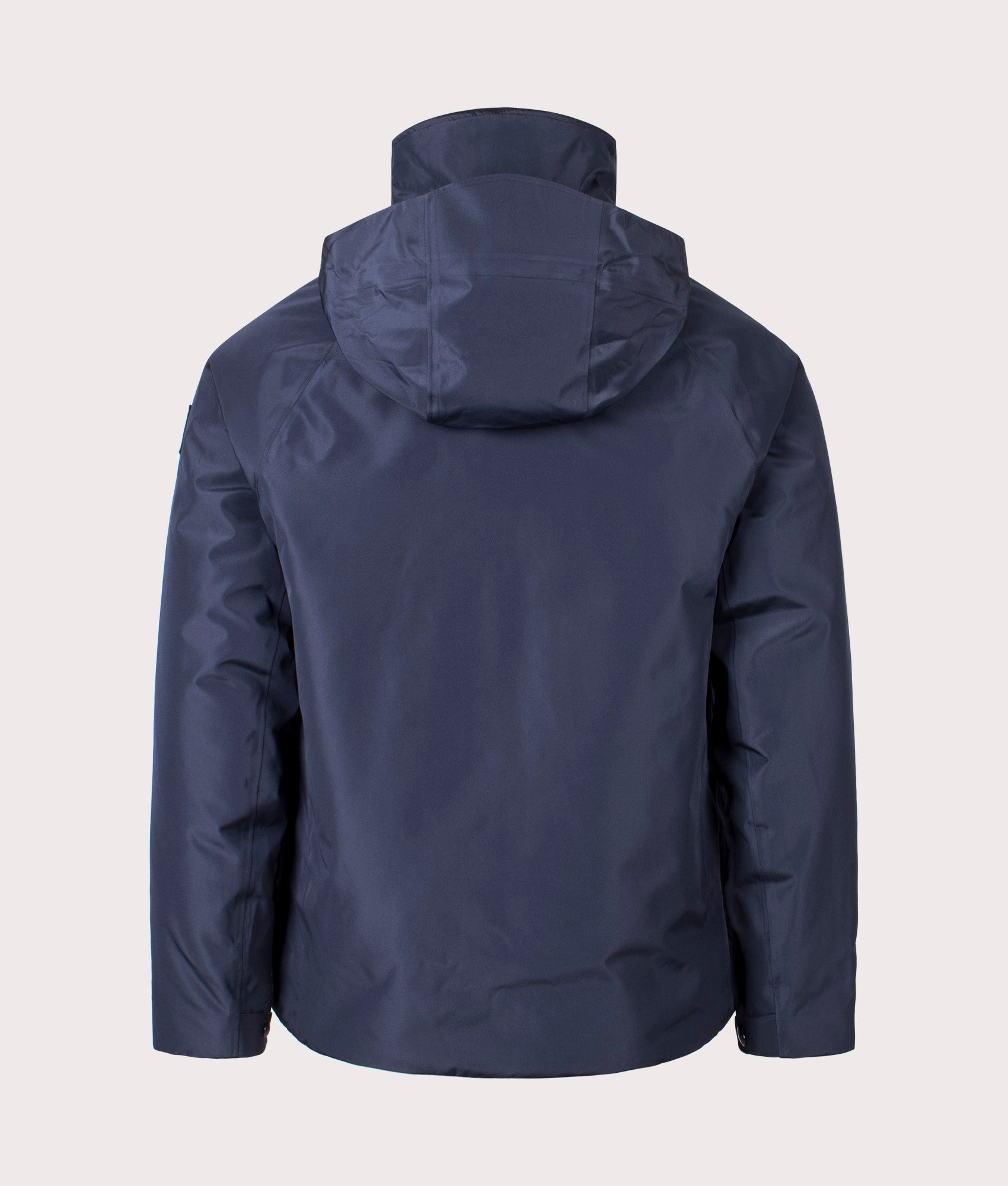 Force Jacket in Dark Ink.  | Belstaff | Shot at EQVVS | Back hood shot 