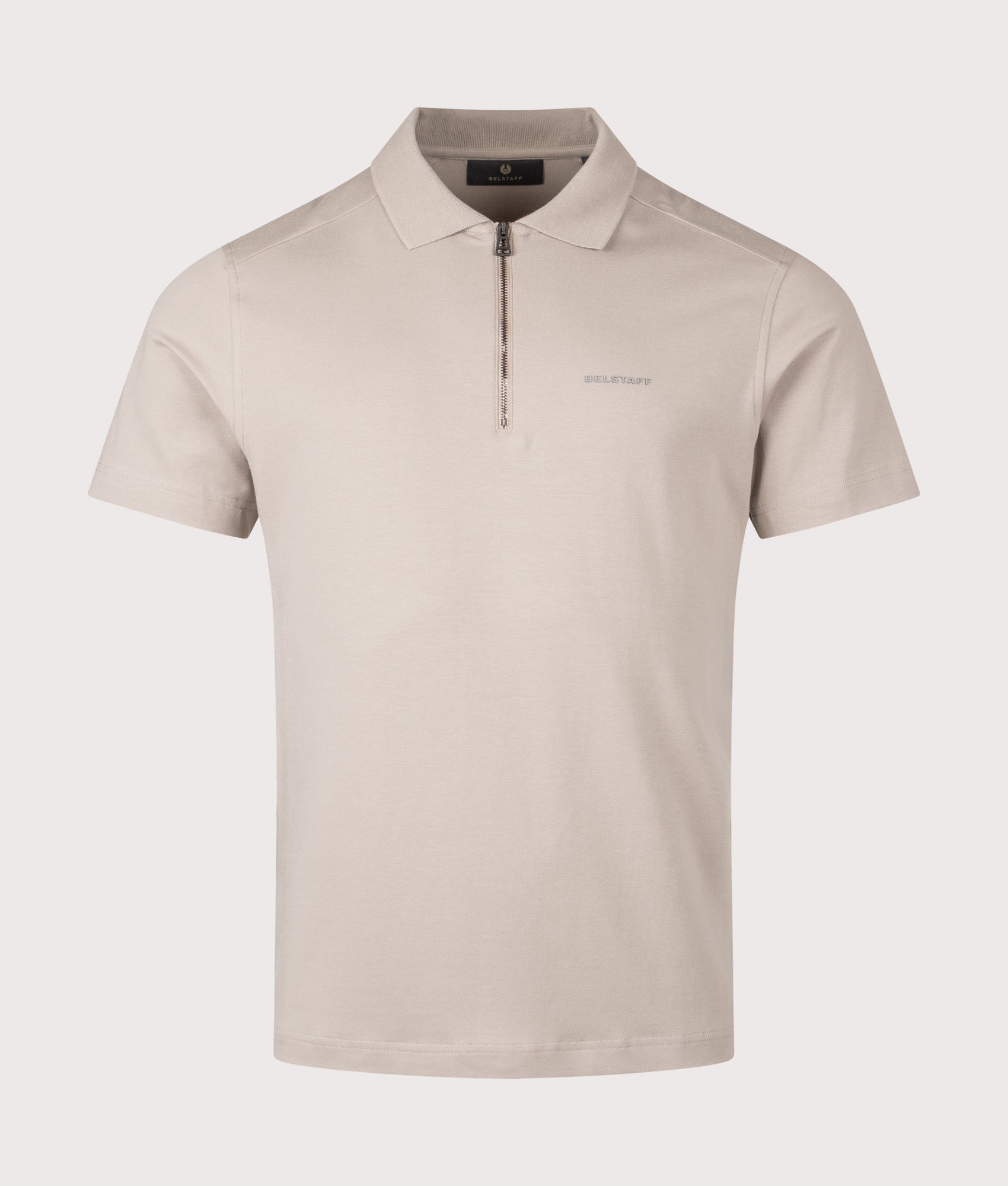 Alloy T-Shirt in Dark Sand | Belstaff | EQVVS | Front shot 
