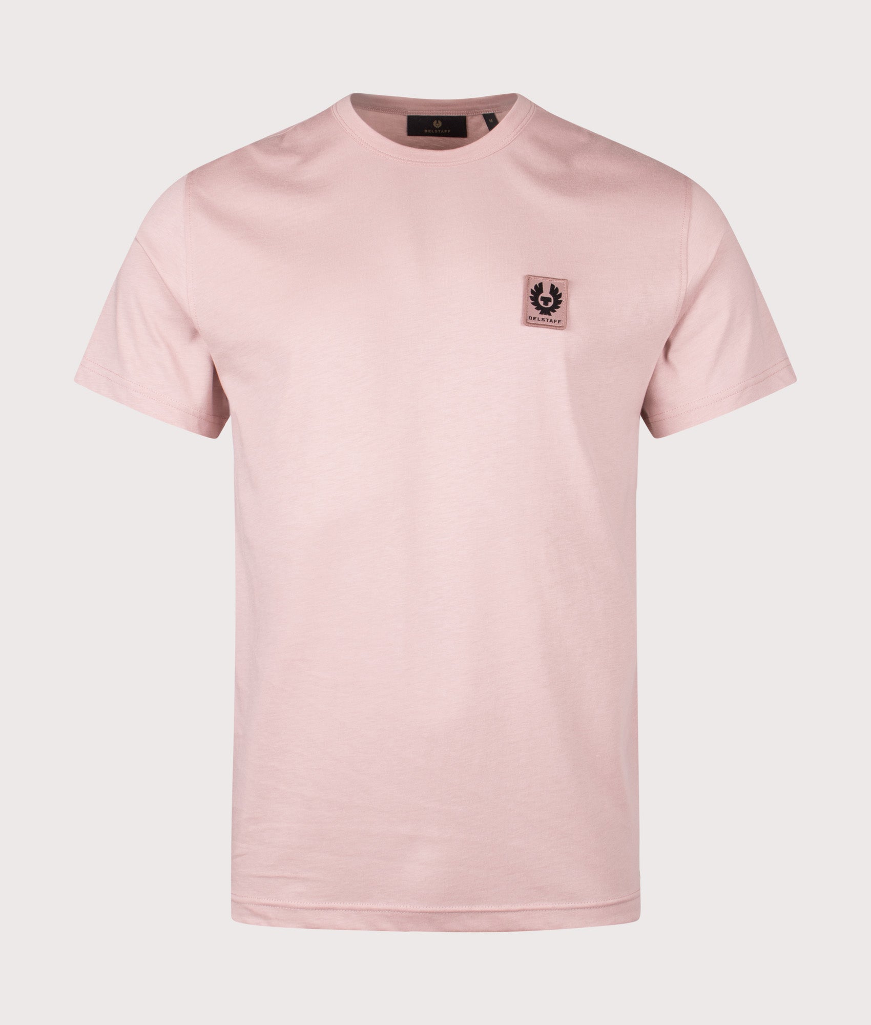 T-Shirt in Dusk Pink | 100% Cotton | Belstaff | EQVVS | Front shot 