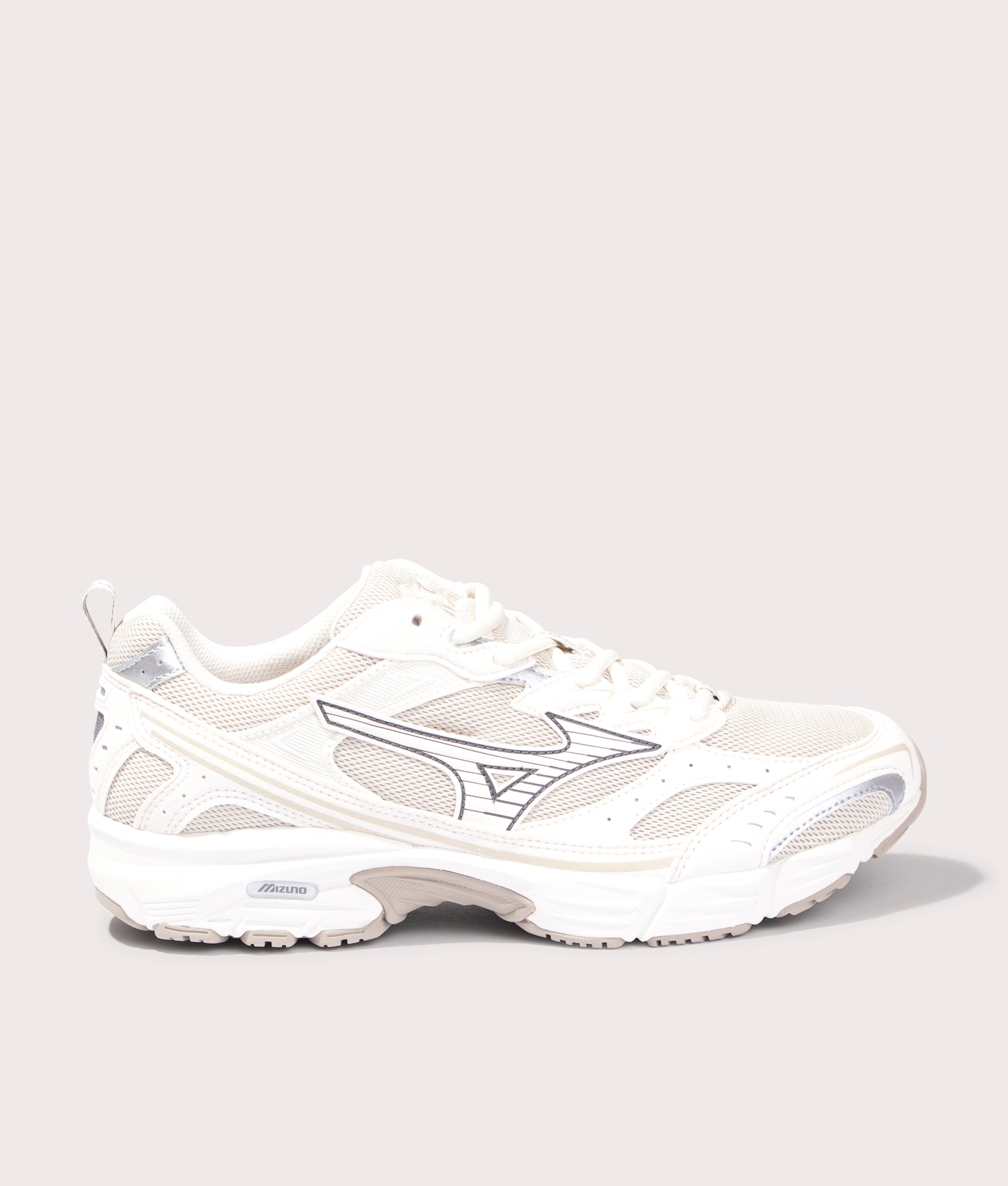 MXR Casual Sneakers in Summer Sand by Mizuno. EQVVS Shot. 