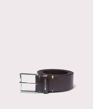 Colour stitch Belt - Chocolate - PS Paul Smith - EQVVS