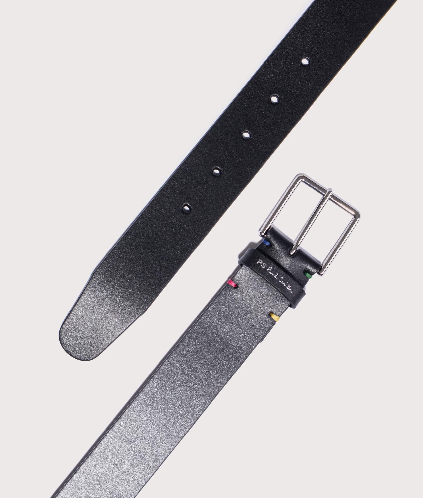 Colour stitch Belt Black - PS Paul Smith - EQVVS