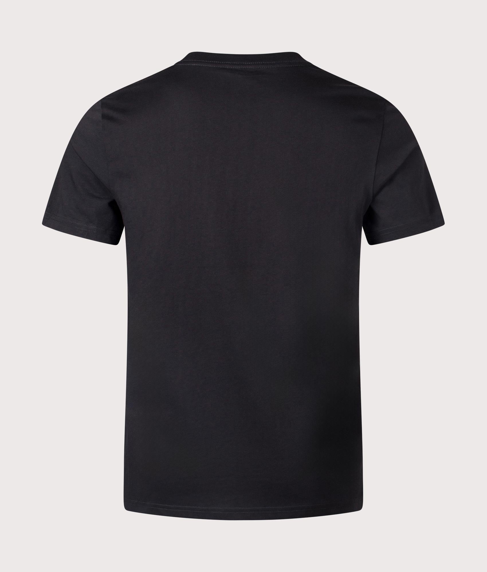 PS Paul Smith Zebra Logo T-Shirt in Black at EQVVS Menswear. Back shot.