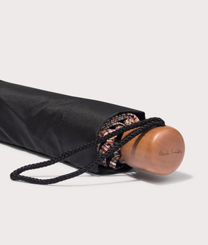 Telescopic Trim Umbrella in Multi Coloured | Paul Smith | EQVVS | Handle shot 