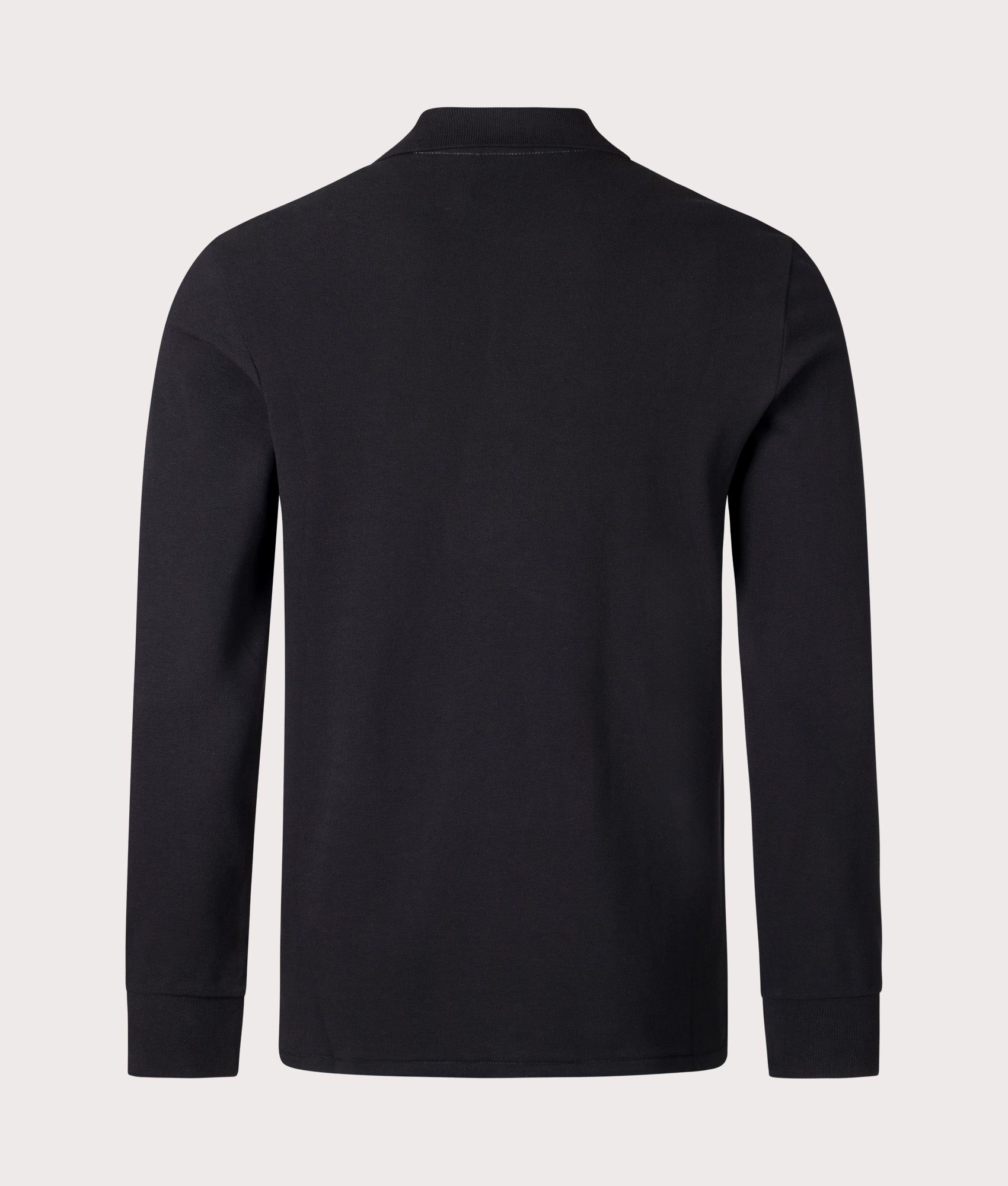 Regular Fit Long Sleeve Zebra Logo Polo Shirt