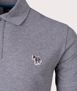Zebra-Logo-Polo-Shirt-Melange-Grey-PS-Paul-Smith-EQVVS