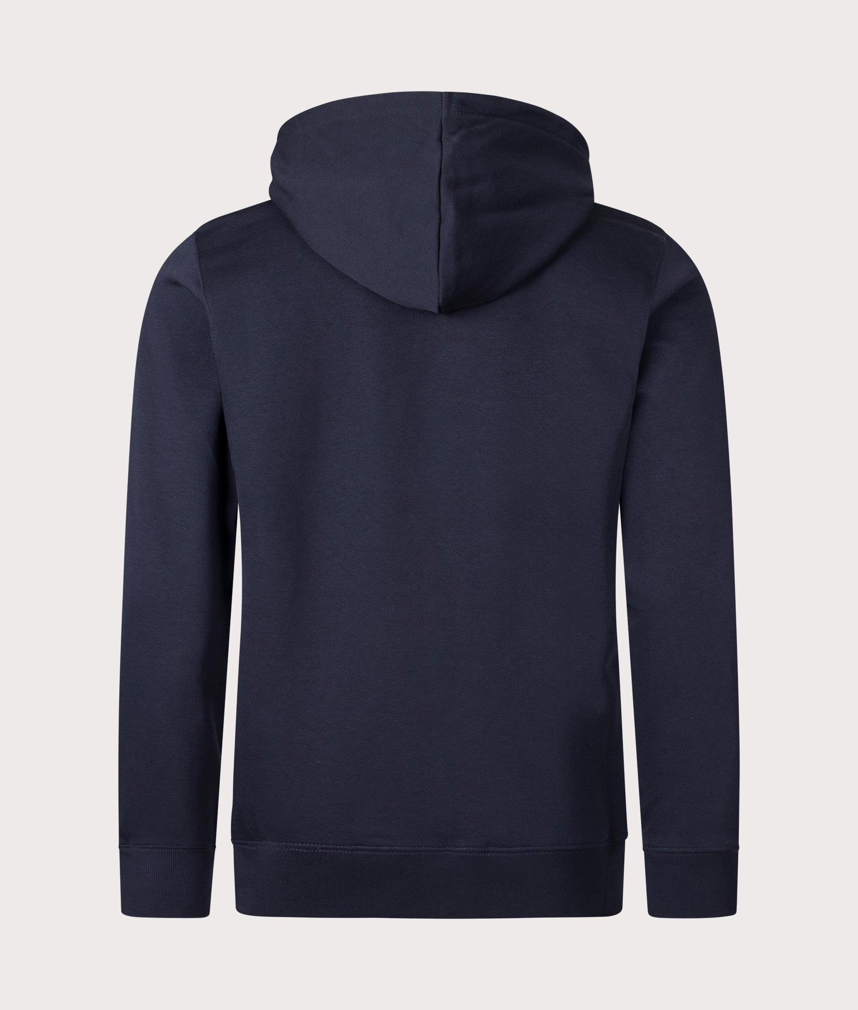 PS Paul Smith Zebra Logo Zip Through Hoodie in Dark Navy at EQVVS Back Shot