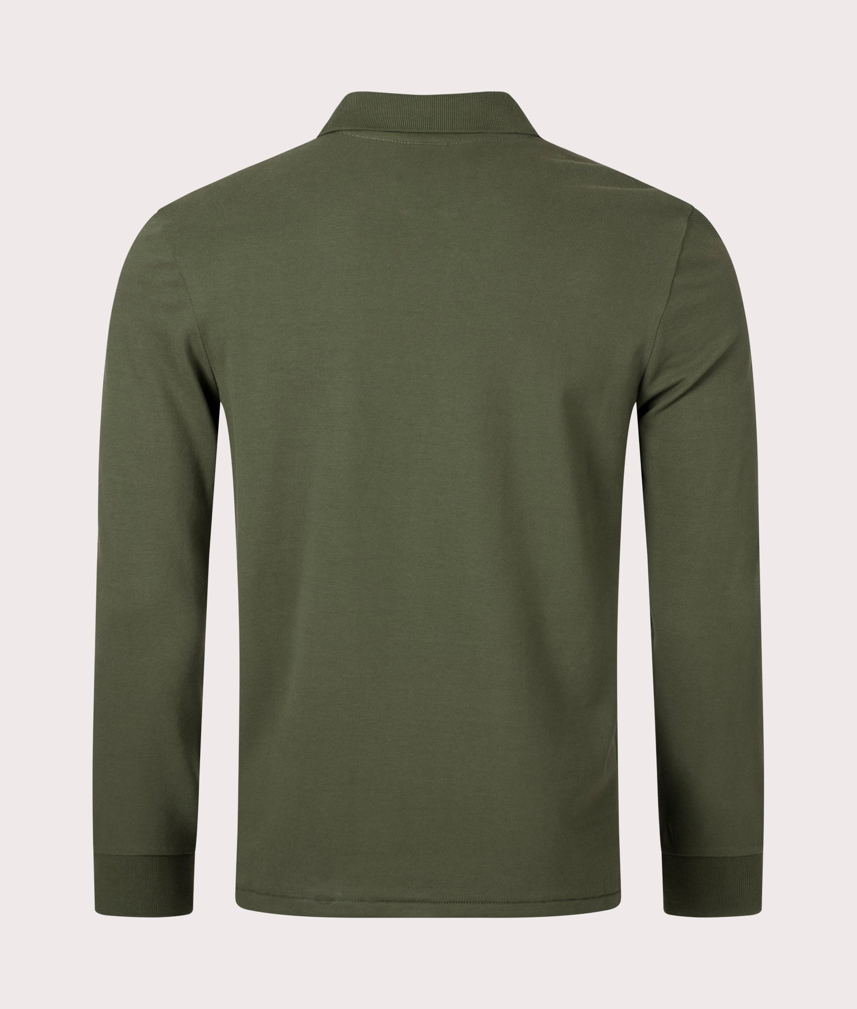 Long-Sleeve-Zebra-Motif-Polo-Shirt-Military-Green-PS-Paul-Smith-EQVVS