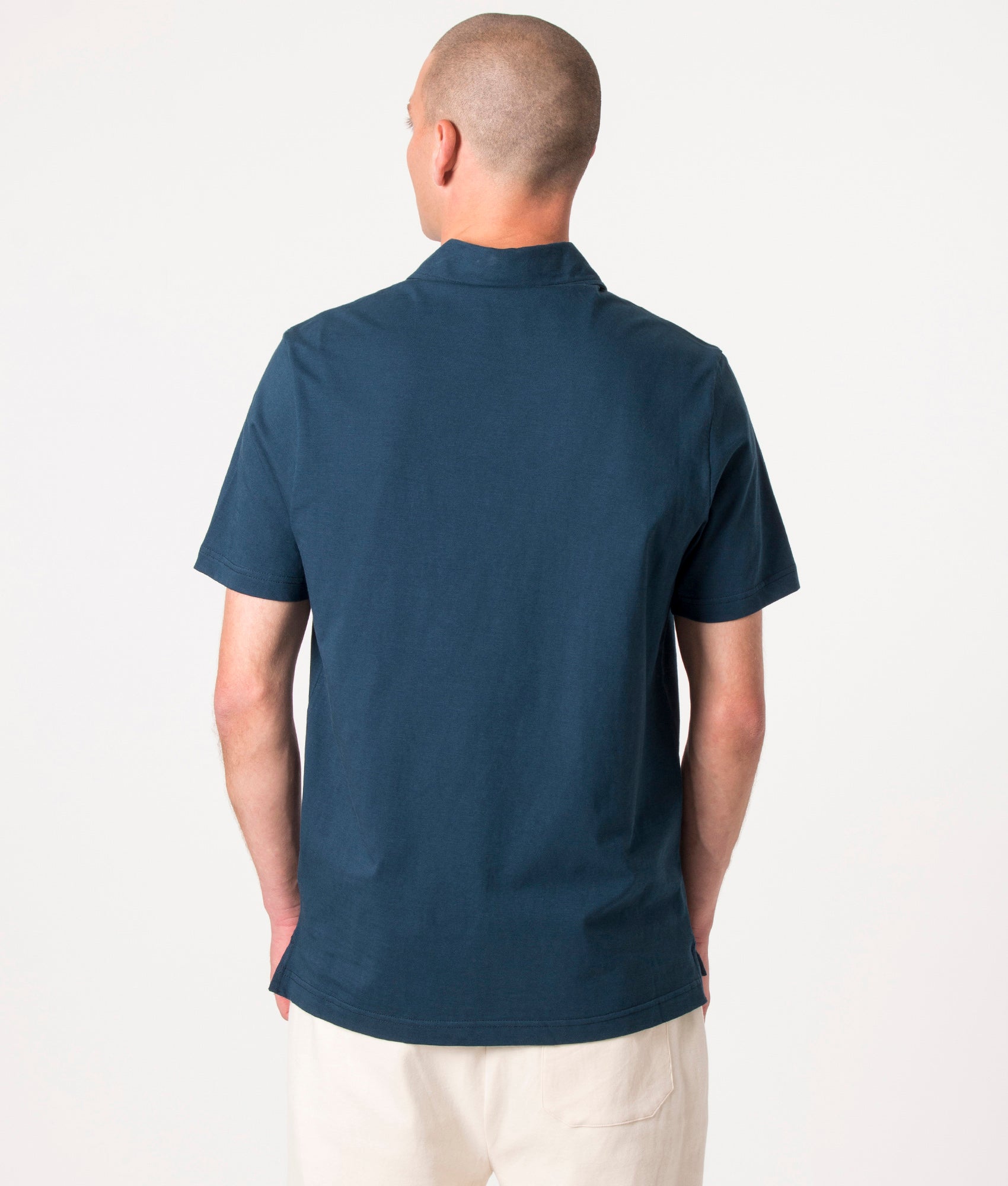 Broad Stripe Zebra Logo Polo Shirt Inky Blue | PS Paul Smith | EQVVS
