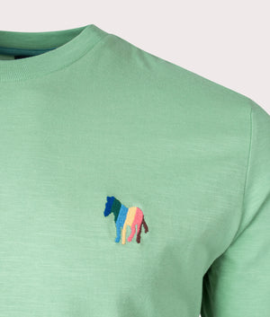 Broad-Stripe-Zebra-Logo-T-Shirt-Emerald-Green-PS-Paul-Smith-EQVVS