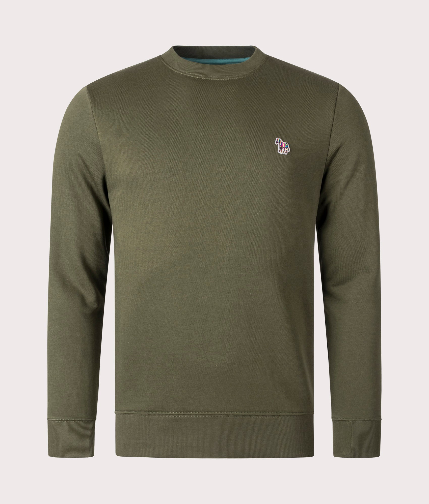 Zebra-Logo-Sweatshirt-Military-Green-PS-Paul-Smith-EQVVS