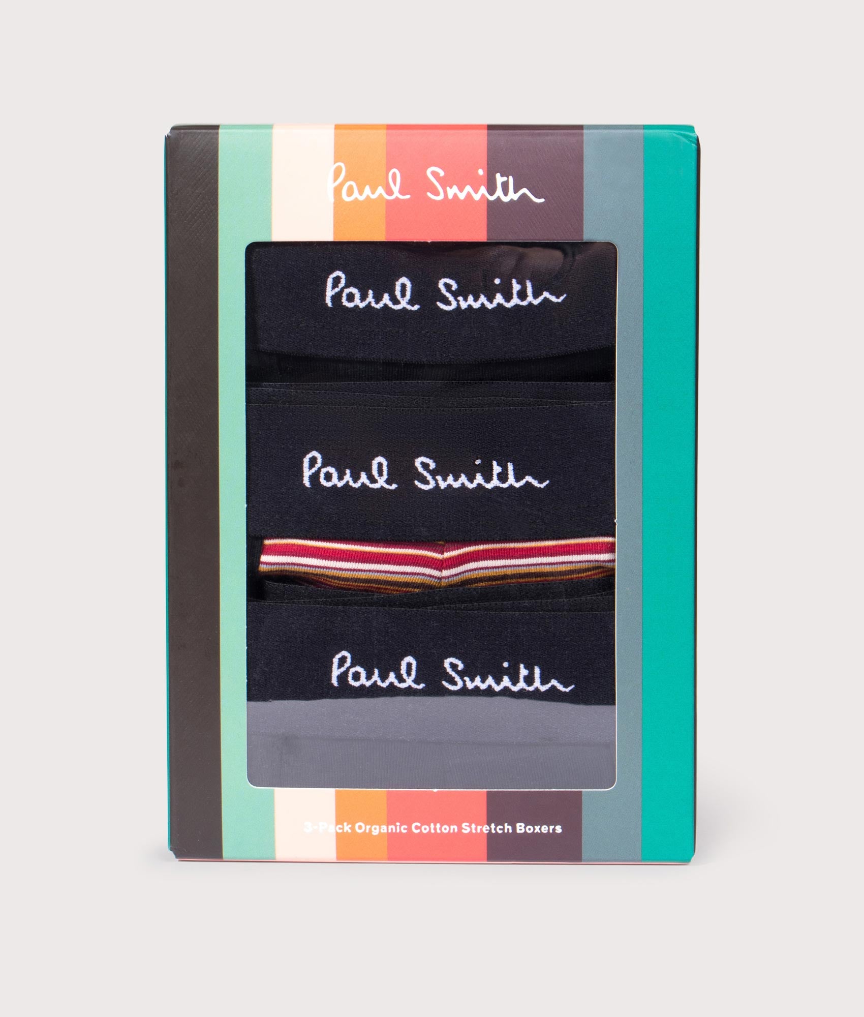 3 Pack Black Sign Trunks in Black | PS Paul Smith | EQVVS | Box set