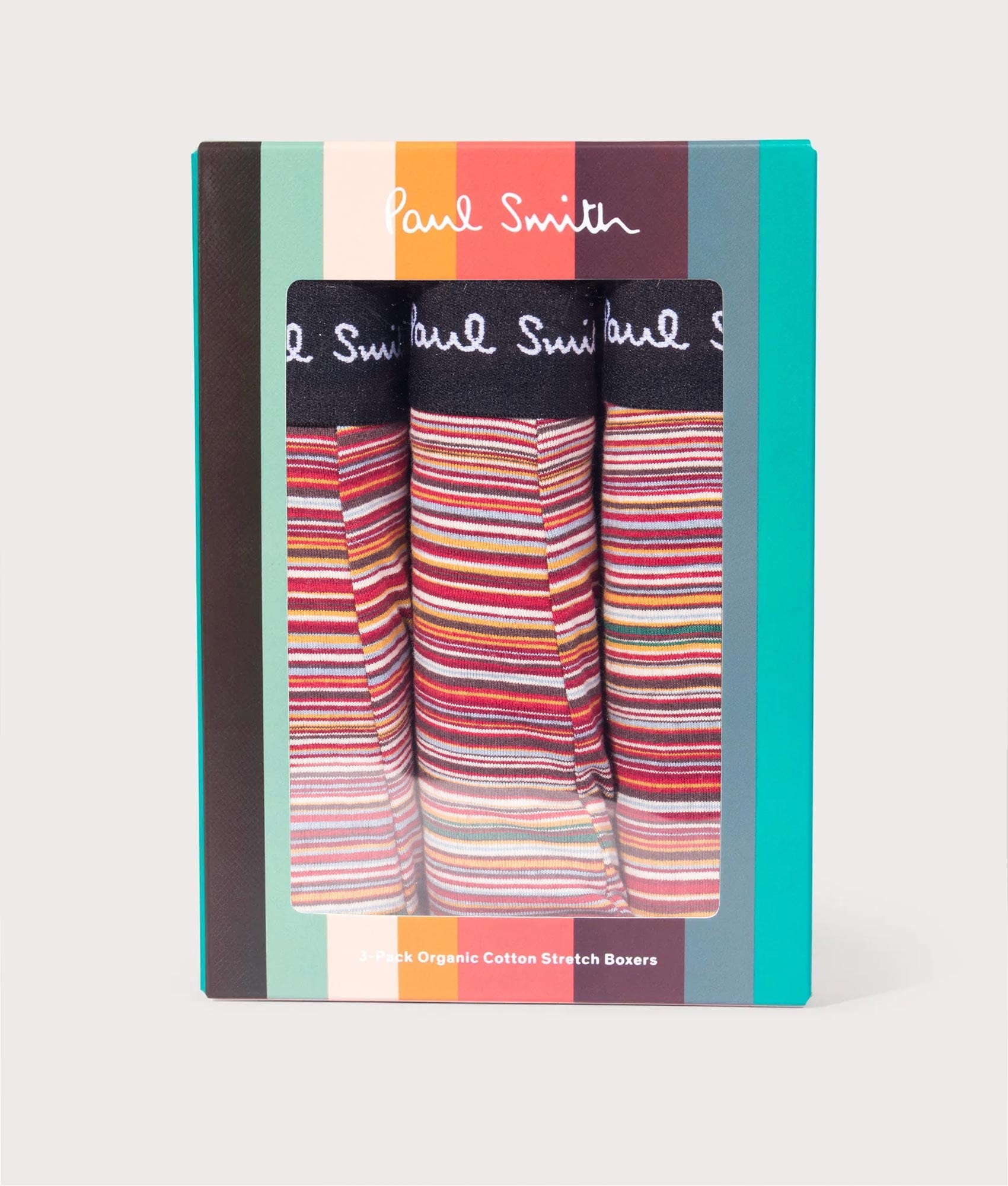 3 Pack Signature Trunks. Shot by EQVVS. Packaging shot.