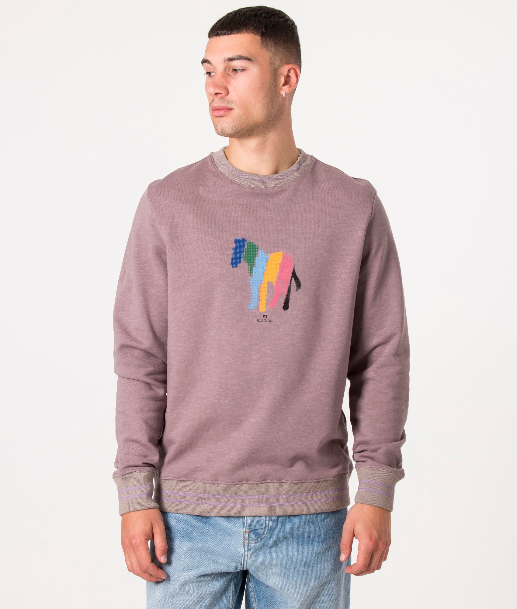 Pixelated-Broad-Stripe-Zebra-Print-Sweatshirt-Lilac-PS-Paul-Smith-EQVVS